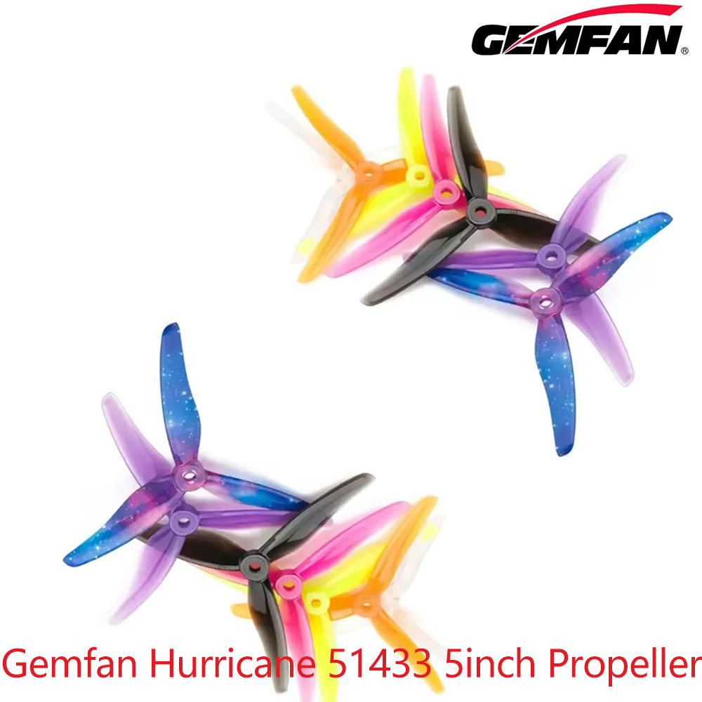 5 Inch Propeller - 12 Par Śmigieł Gemfan Hurricane 51433