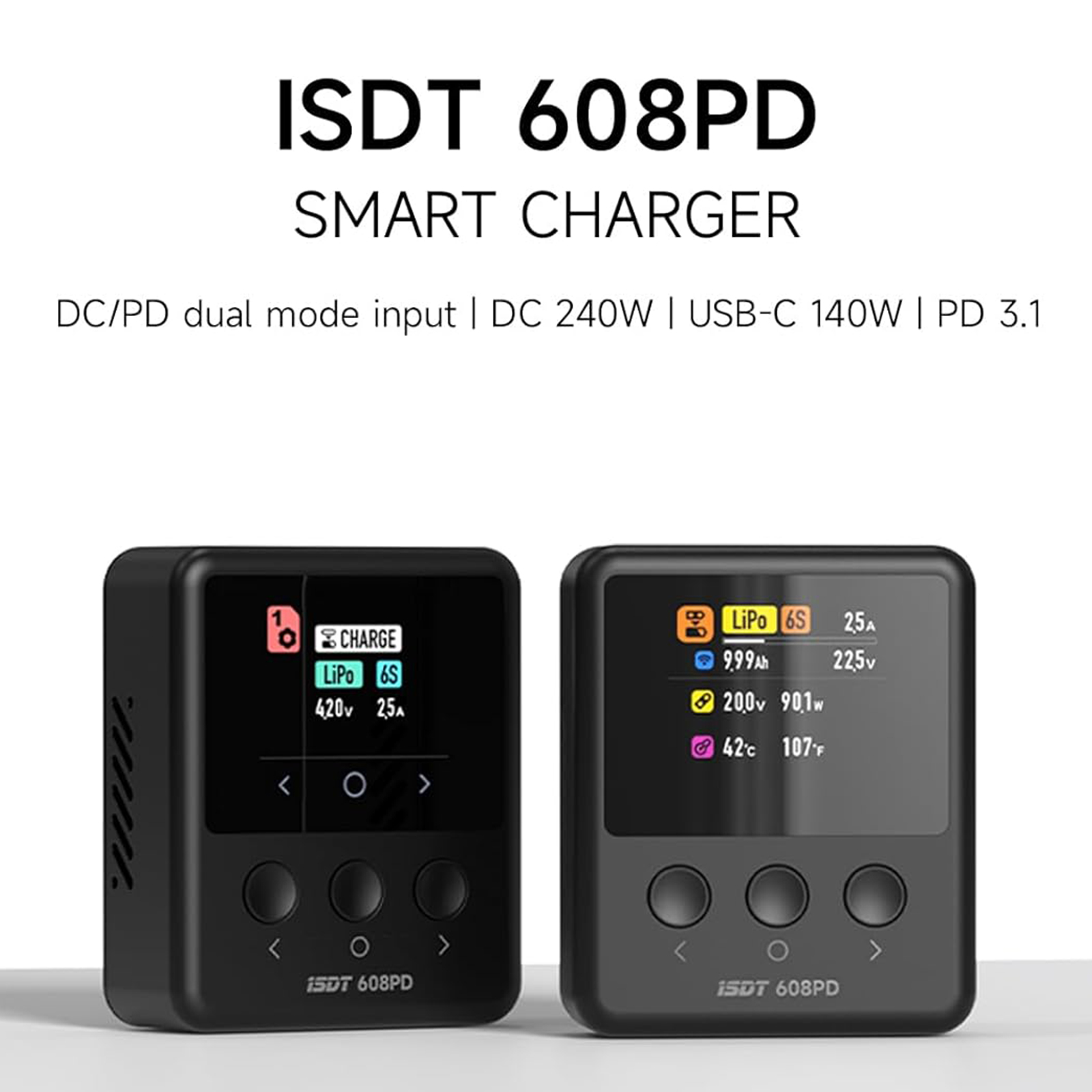 Balance Charger Rc - ISDT 608PD Inteligentna Ładowarka-Wyładowarka 240W 10A