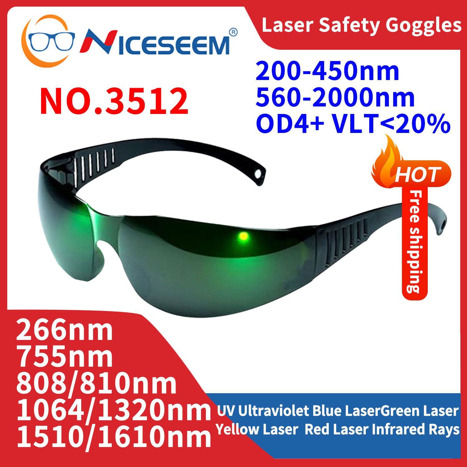 Fpv Goggles - Gogle ołowiane okulary radiacyjne ochronne bezpieczeństwo