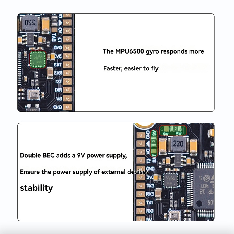 80A+F405/F722 STACK dla drona  – Flight Controller recenzja i cena