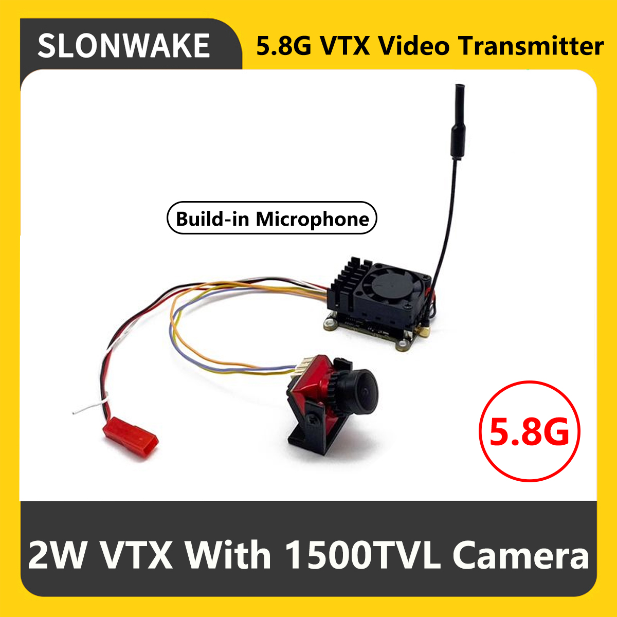 SLONWAKE 5.8G 2000mW Nadajnik  – Drone With Camera recenzja i cena