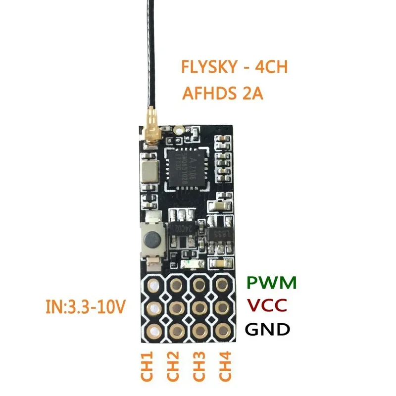 JHEMCU FS2A 4CH AFHDS 2A – min – Flysky Transmitter recenzja i cena