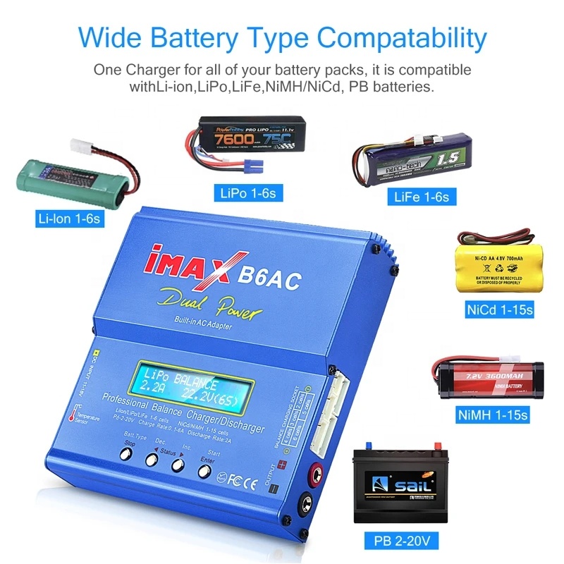 Ładowarka IMAX B6AC RC 80W 6A  – Balance Charger Rc recenzja i cena